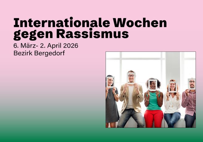 diverse group of people holding up white frames to their faces